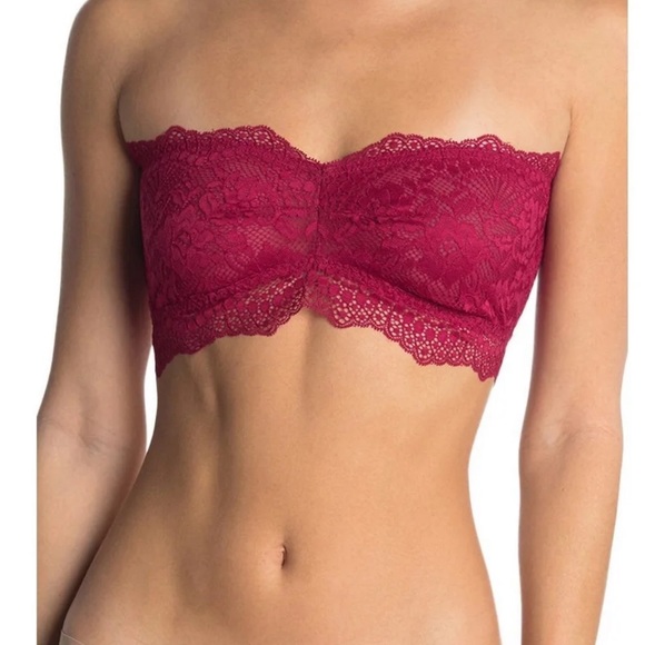 Free People Bralette Set Two Red and Black Sz XS NWT - Picture 4 of 7